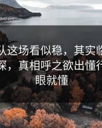 卡塔尔队这场看似稳，其实临场战术藏得太深，真相呼之欲出懂行的人一眼就懂